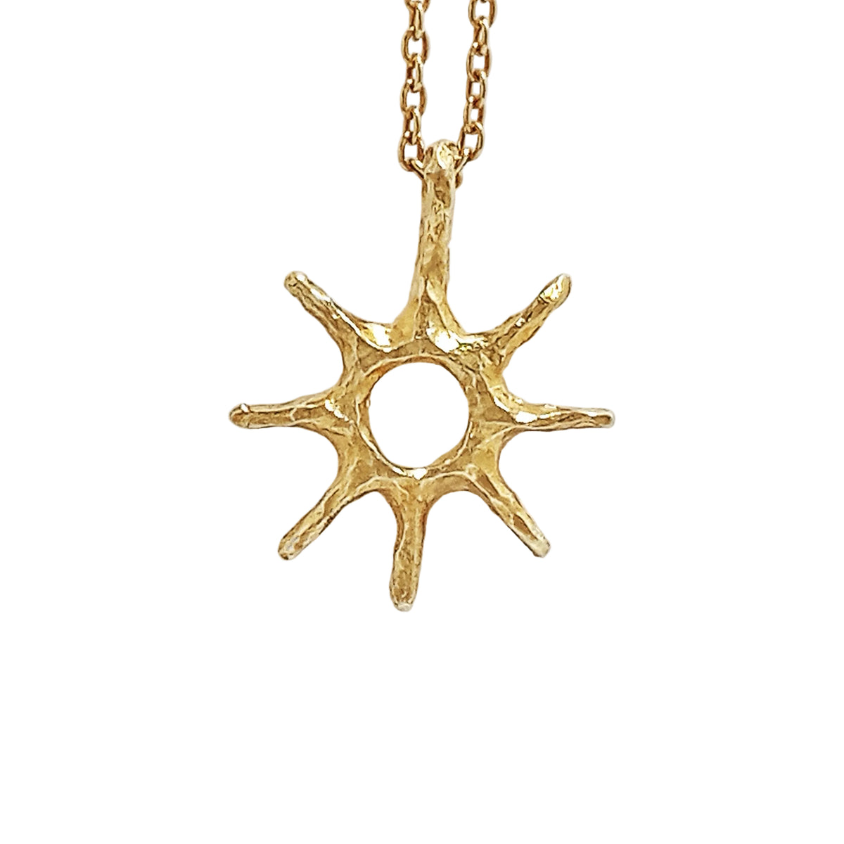 Polarstern-Anhänger Polaris aus Gold-Vermeil