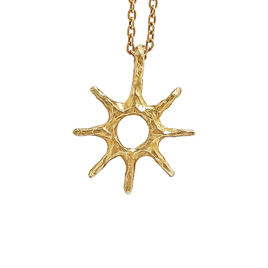 Colgante Polaris en oro vermeil