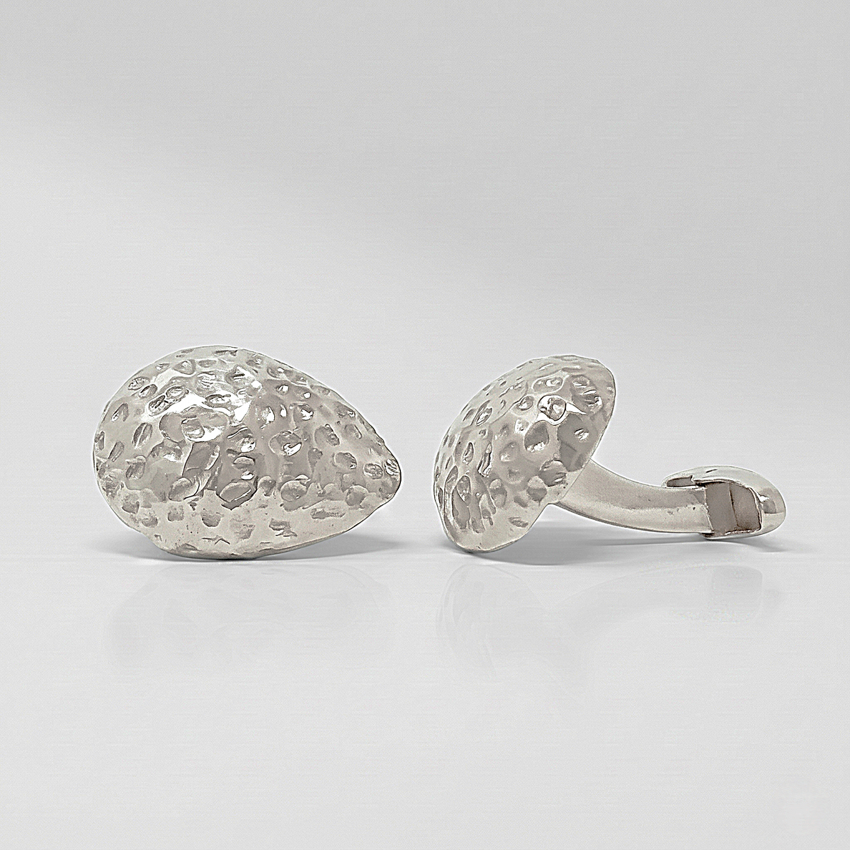 Gemelos Asteroide de plata de ley martillada